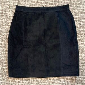 Never Worn Vintage Black Women's 100% Leather Skirt Sz 11